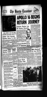 Barrie Examiner, 24 Apr 1972