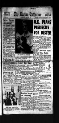 Barrie Examiner, 4 Aug 1972