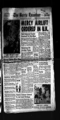 Barrie Examiner, 10 Aug 1972