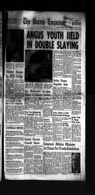 Barrie Examiner, 14 Aug 1972