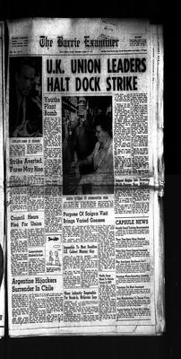 Barrie Examiner, 16 Aug 1972