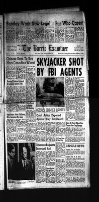 Barrie Examiner, 19 Aug 1972