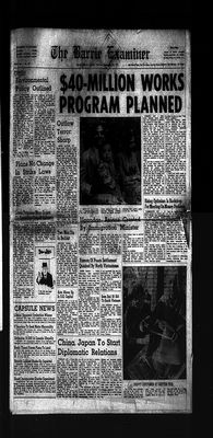 Barrie Examiner, 28 Sep 1972