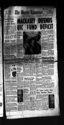 Barrie Examiner, 3 Oct 1972