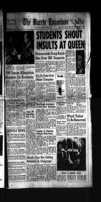 Barrie Examiner, 13 Oct 1972