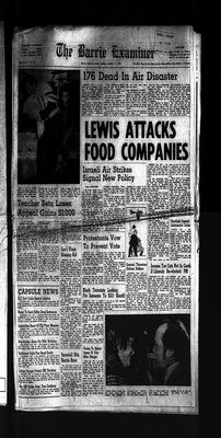 Barrie Examiner, 16 Oct 1972