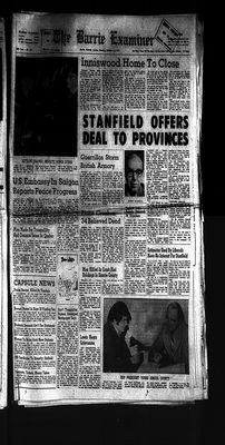 Barrie Examiner, 23 Oct 1972