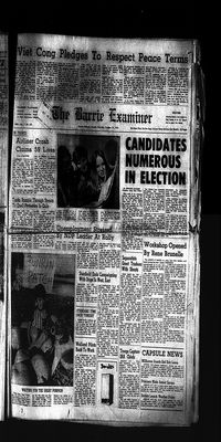 Barrie Examiner, 28 Oct 1972