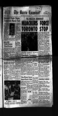 Barrie Examiner, 11 Nov 1972