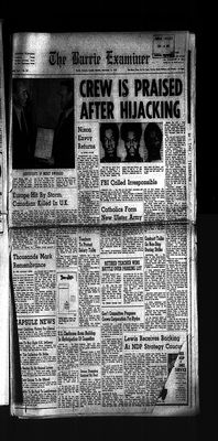 Barrie Examiner, 13 Nov 1972