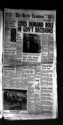 Barrie Examiner, 20 Nov 1972