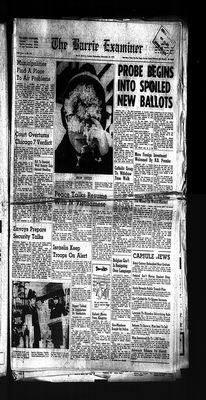 Barrie Examiner, 22 Nov 1972