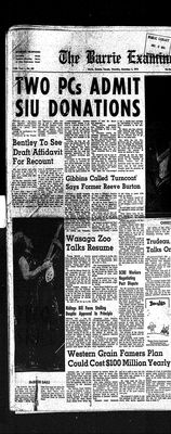 Barrie Examiner, 5 Dec 1974