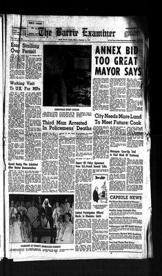 Barrie Examiner, 16 Dec 1974