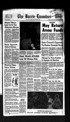 Barrie Examiner, 17 Dec 1974