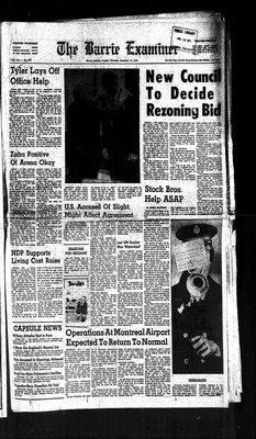 Barrie Examiner, 19 Dec 1974