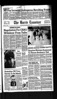 Barrie Examiner, 28 Dec 1974