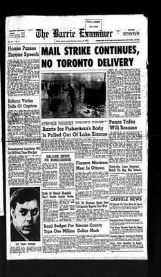 Barrie Examiner, 18 Jan 1973