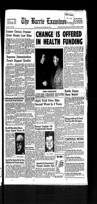 Barrie Examiner, 8 May 1973