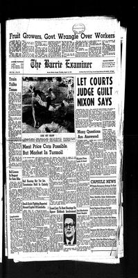 Barrie Examiner, 16 Aug 1973