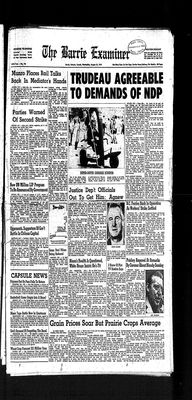 Barrie Examiner, 22 Aug 1973