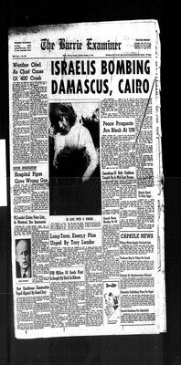 Barrie Examiner, 9 Oct 1973