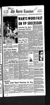 Barrie Examiner, 11 Oct 1973