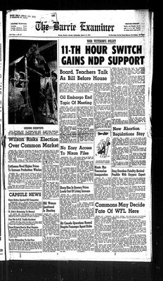 Barrie Examiner, 13 Mar 1974