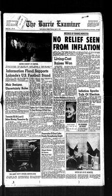 Barrie Examiner, 11 Apr 1974