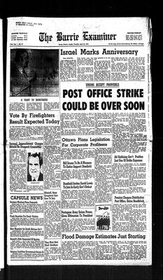 Barrie Examiner, 25 Apr 1974