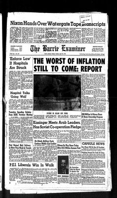 Barrie Examiner, 30 Apr 1974