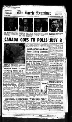 Barrie Examiner, 9 May 1974