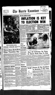 Barrie Examiner, 8 Jul 1974