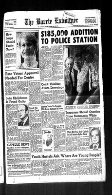 Barrie Examiner, 13 Jul 1974