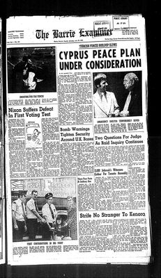 Barrie Examiner, 27 Jul 1974