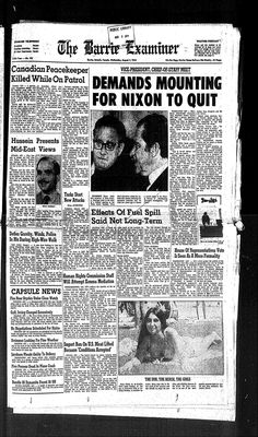 Barrie Examiner, 7 Aug 1974