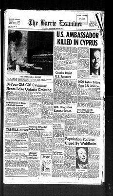 Barrie Examiner, 19 Aug 1974