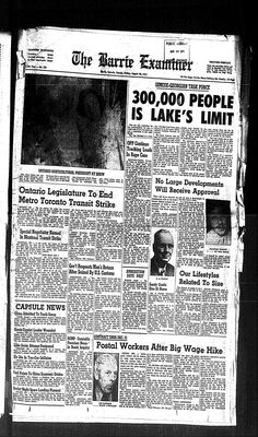 Barrie Examiner, 30 Aug 1974