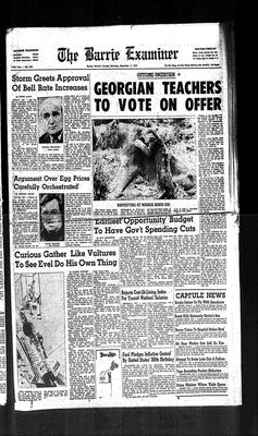 Barrie Examiner, 7 Sep 1974