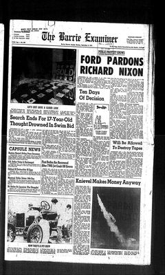 Barrie Examiner, 9 Sep 1974