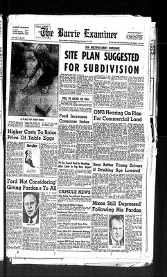 Barrie Examiner, 11 Sep 1974