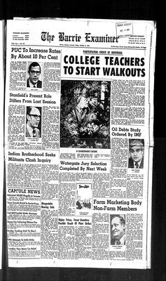 Barrie Examiner, 4 Oct 1974