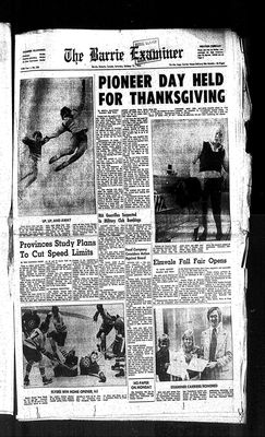 Barrie Examiner, 12 Oct 1974