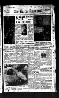 Barrie Examiner, 19 Oct 1974