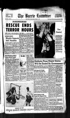 Barrie Examiner, 9 Nov 1974