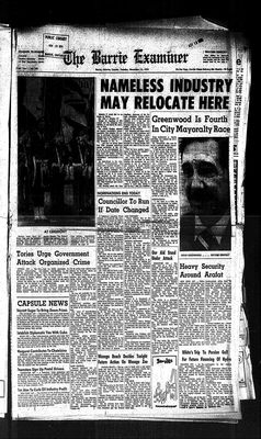 Barrie Examiner, 12 Nov 1974