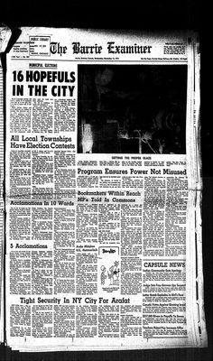 Barrie Examiner, 13 Nov 1974