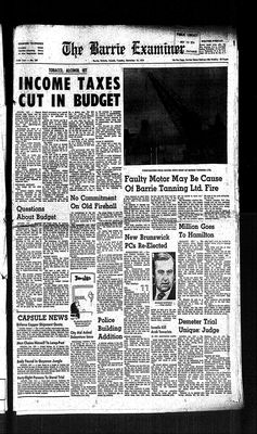 Barrie Examiner, 19 Nov 1974