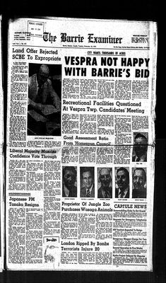 Barrie Examiner, 26 Nov 1974