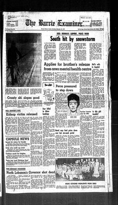 Barrie Examiner, 20 Dec 1975